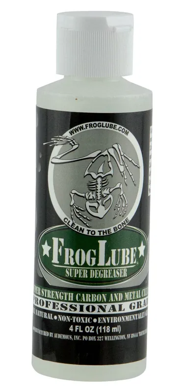 FrogLube Super Degreaser Removes Oil, Grease, Dirt 4 oz Squeeze Bottle