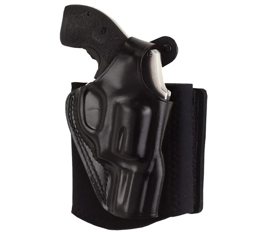 Galco Ankle Glove Black Leather Fits Glock 42 RH