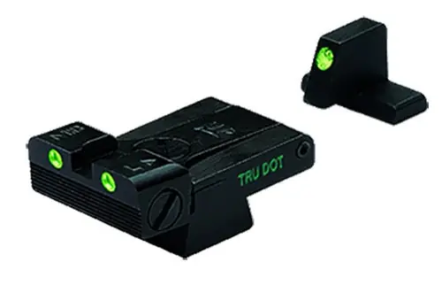 Meprolight USA Mepro Tru-Dot Adjustable Sights Self-Illuminated Green Tritium Front & Rear with Black Frame for HK USP/USP Tactical/USP Expert