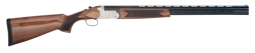 TriStar 30206 Setter S/T 20 Gauge 26" 2rd 3" Silver Engraved Rec Semi-Gloss Turkish Walnut Stock Right Hand (Full Size) Includes 5 MobilChoke