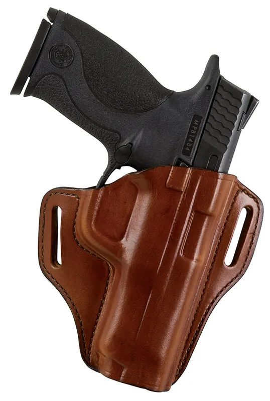 Bianchi Remedy OWB Tan Leather Fits S&W 36,640 Similar J Frame Belt Slide Mount RH