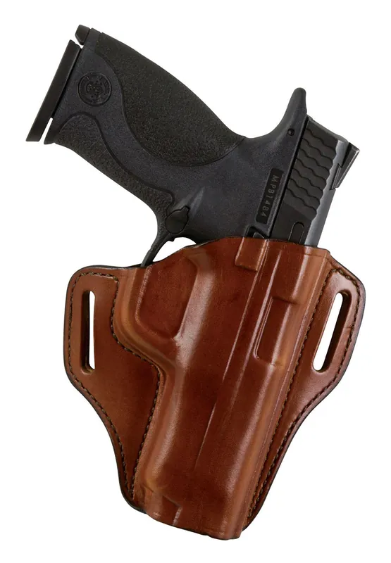Bianchi Remedy OWB Tan Leather Fits 1911 Colt Govt Belt Slide Mount RH