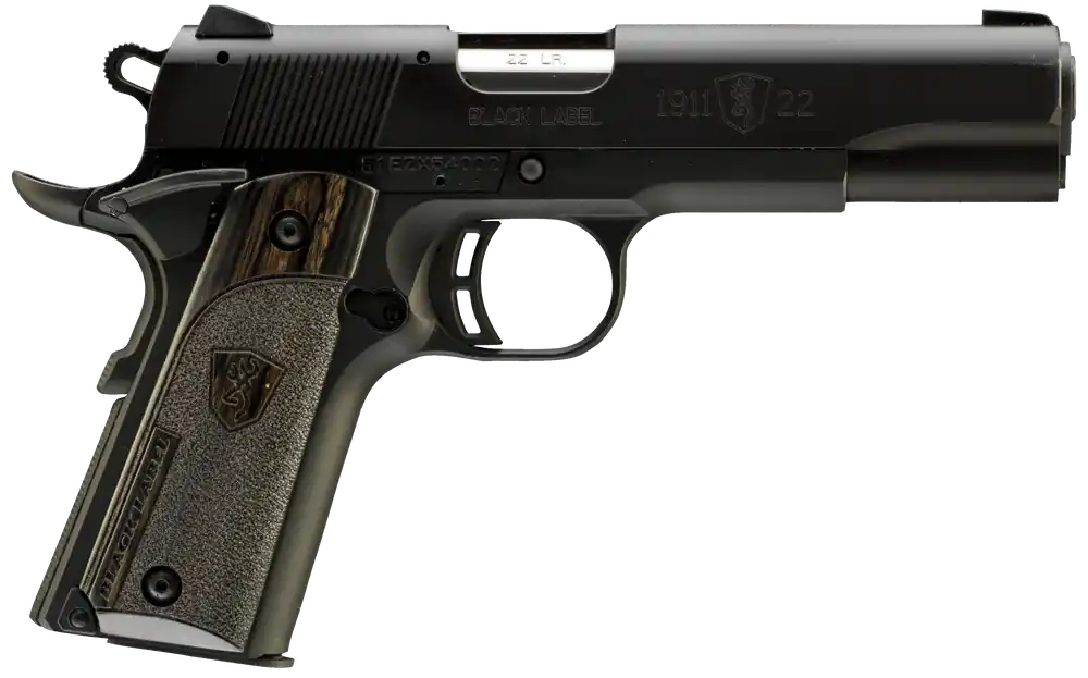 Browning 1911-22 Black Label .22LR 10+1 4.25" Matte Steel Barrel Black Steel Slide Black Polymer Frame Thumb Safety 051581490