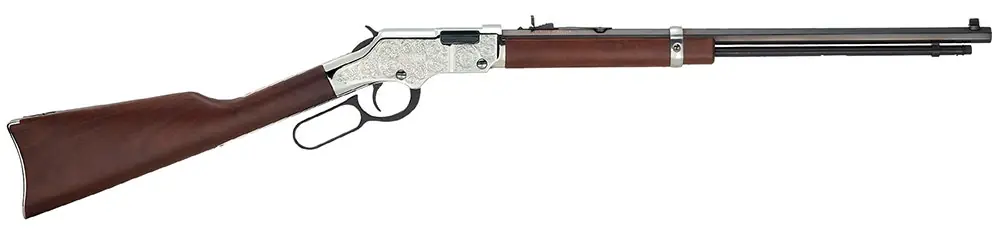 Henry Silver Eagle 22 WMR Rimfire Rifle 20.5" American Walnut with Nickel H004SEM