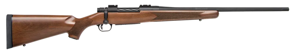 Mossberg Patriot .270Win 22" 5+1 Blued Steel Rec/Barrel Fluted Bolt/Barrel Adj Trigger Weaver Bases Walnut Stock 27882