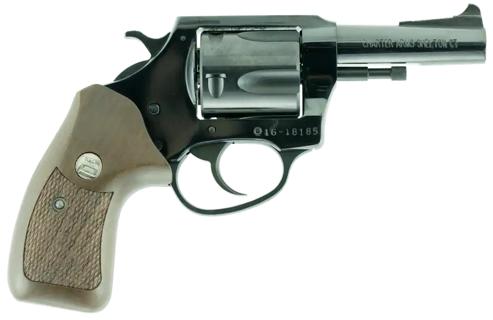 Charter Arms Bulldog 44 Spl Revolver 3" 5rd Blued Hardwood Grip 34431