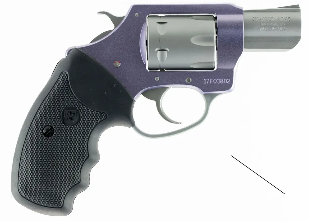 Charter Arms Pathfinder Lavender Lady 22 WMR Revolver 2" 6+1 Stainless/Lavender