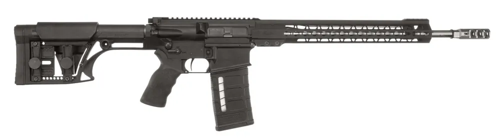 ArmaLite AR-10 Competition 308 Win 25+1 18" Barrel, Black Receiver, Adjustable Luth-AR MBA-1 Stock, Optics Ready