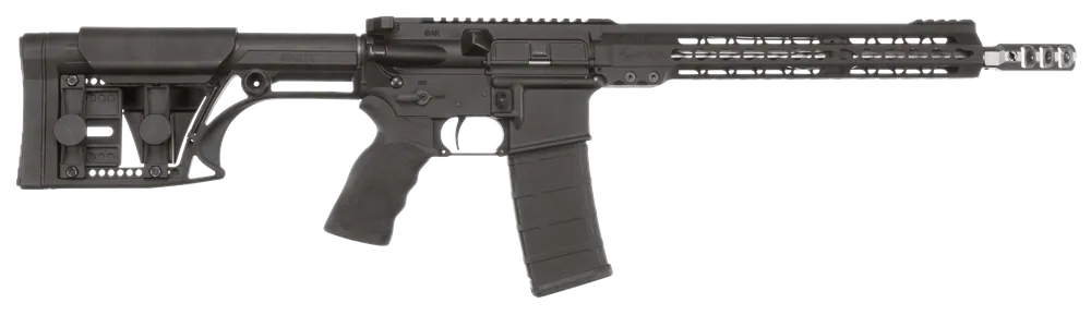 ArmaLite M-15 Competition .223 Rem/5.56 NATO 13.50" Pic Rail Tunable Brake Adj Syn Stock Timney Trigger Black M153GN13