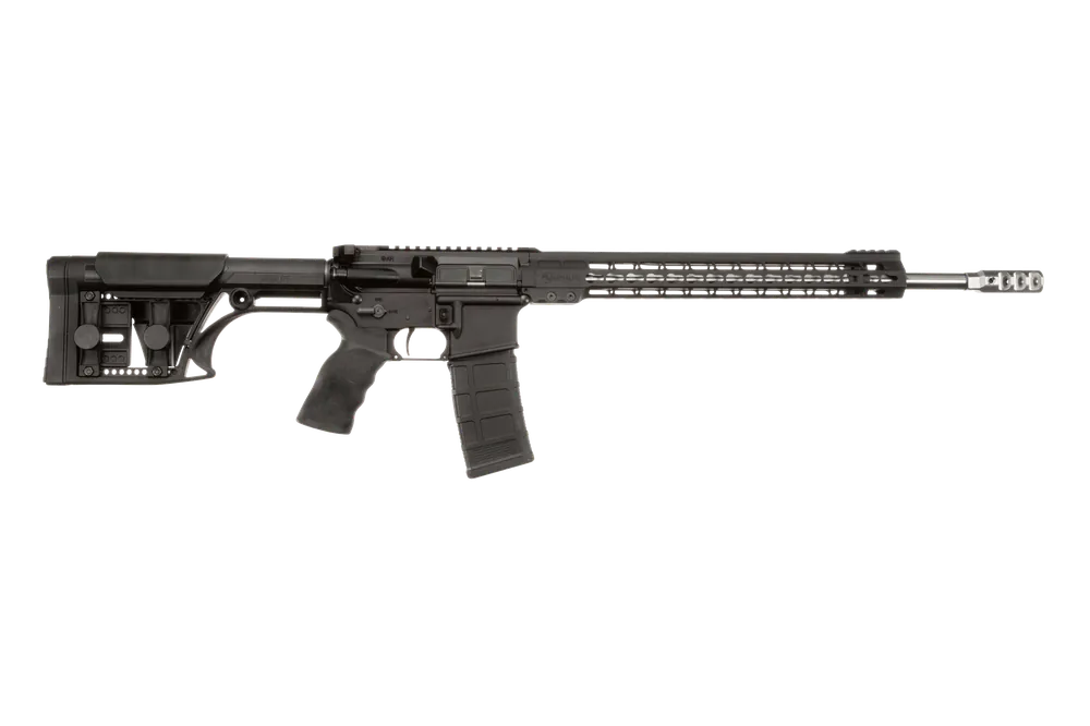 ArmaLite M-15 Competition .223Rem/5.56mm NATO 30+1 18" SS Barrel Tunable Brake Adj Stock Timney Trigger Black M153GN18