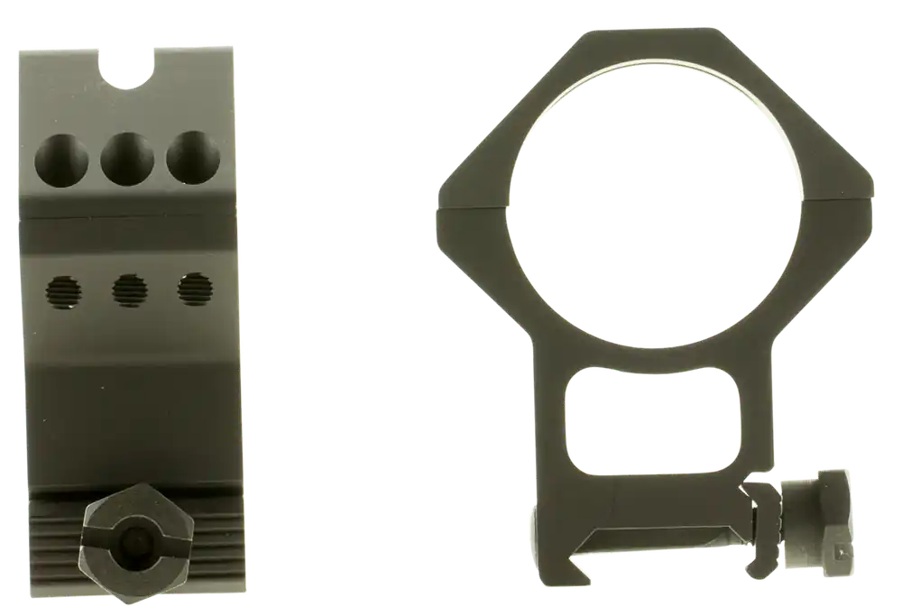 Weaver Mounts 99686 Six Hole Tactical Scope Ring Set For Rifle Picatinny/Weaver XX-High 34mm Tube Black Anodized Aluminum