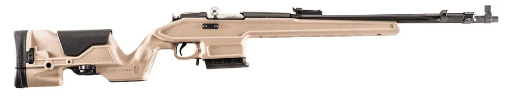 Archangel OPFOR Precision Stock Desert Tan Synthetic Fixed with Adjustable Cheek Riser for Mosin Nagant M1891