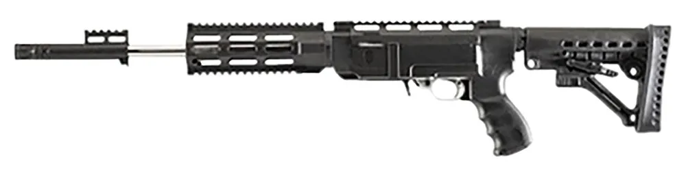 Archangel AR-15 Style Conversion Stock Black Synthetic 6 Position Collapsible for Ruger 10/22 (No Bayonet)