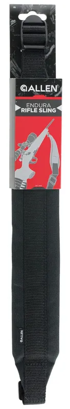 Allen Standard Sling made of Black Endura with 3/8" Foam Padding, 1" W & Adjustable Design for Rifles