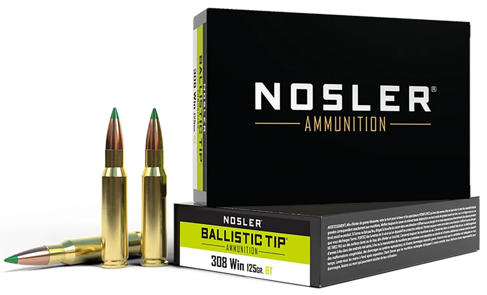 Nosler Ballistic Tip 308 Win 125 Gr. Spitzer Ballistic Tip 20/Box