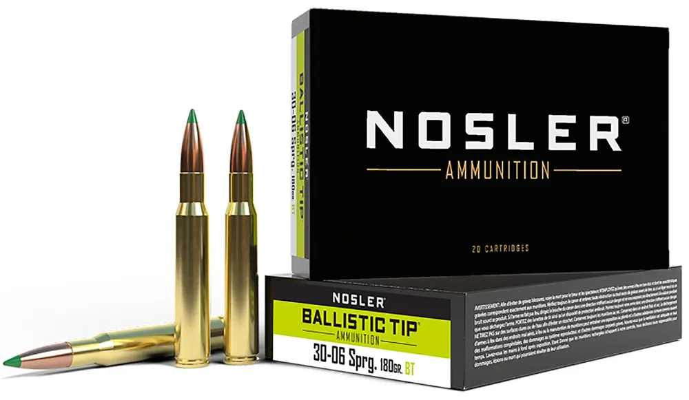 Nosler Ballistic Tip 30-06 Springfield 180 Gr. Spitzer Ballistic Tip 20/Box