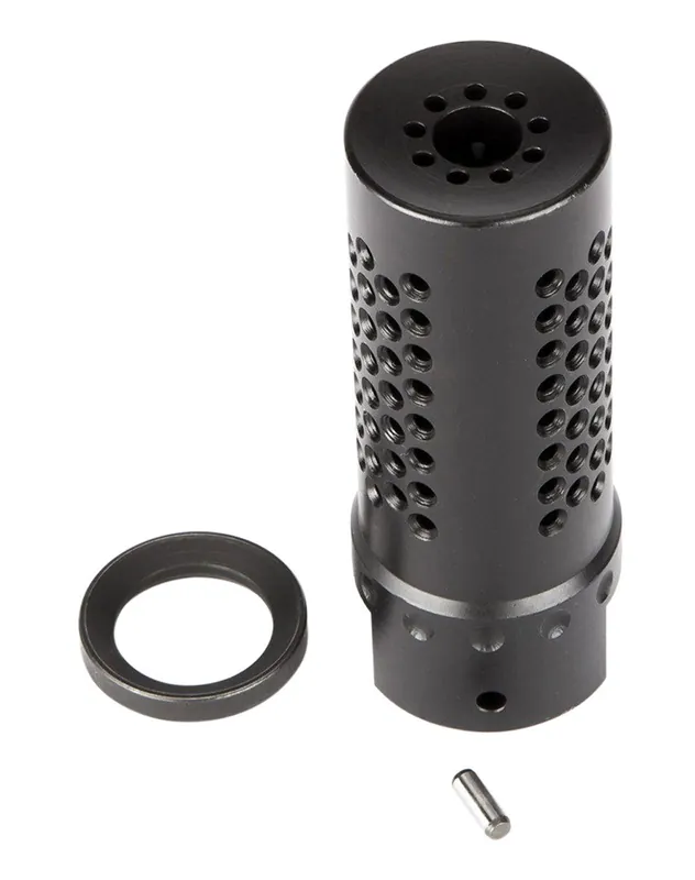 Spikes Tactical Dynacomp Extreme Muzzle Brake with 1/2"-28 tpi Threads & 2.25" OAL for 5.56x45mm NATO