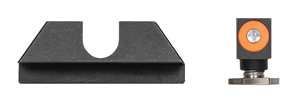 Night Fision Perfect Dot Night Sight Set Tritium Green Front U-Notch Black Rear for Glock 42/43/43X
