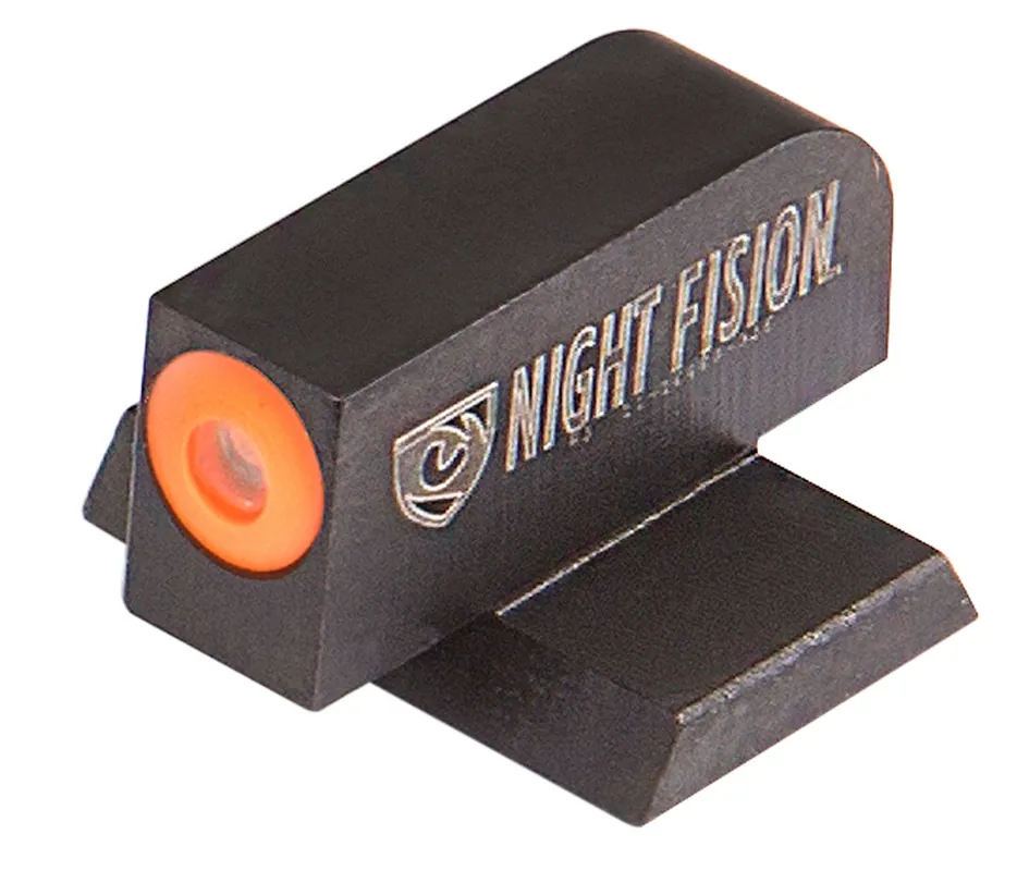 Night Fision Perfect Dot Night Sight Square Tritium Green with Orange Outline Front Black Frame for Canik TPSF, TPSF Elite, TPSA Mod.2 9mm