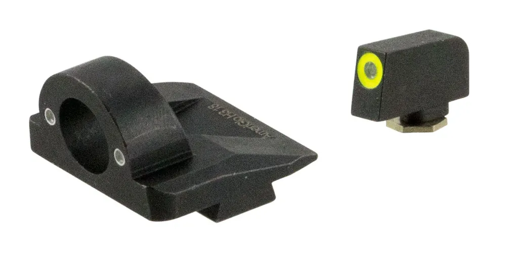 AmeriGlo Ghost Ring Night Sight Set Tritium Green for Glock 17,19,19x,26,34,45 Gen5