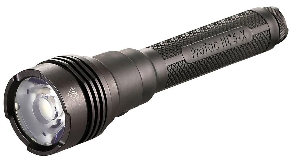 Streamlight ProTac HL 5-X Black Anodized Aluminum White LED 250/1000/2500 Lumens 452 Meters Range