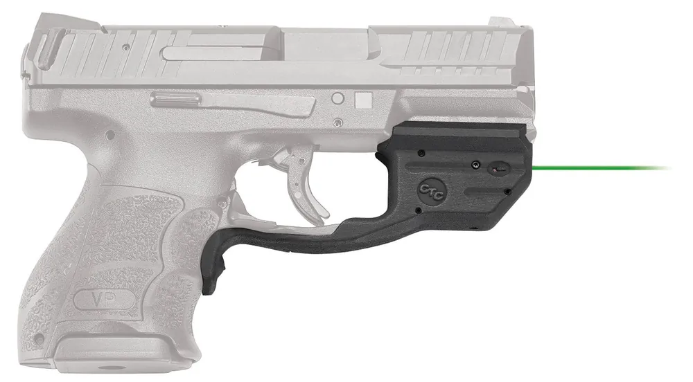 Crimson Trace Laserguard 5mW Green Laser with 532nM Wavelength & Black Finish for HK VP9, VP40, VP9SK
