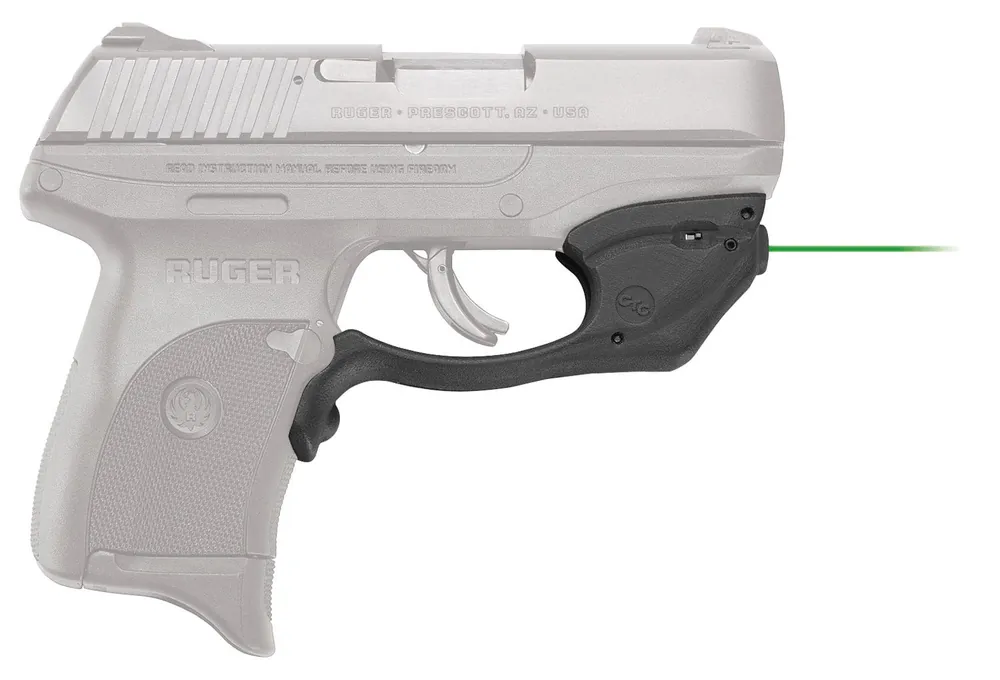 Crimson Trace Laserguard 5mW Green Laser with 532nM Wavelength & Black Finish for Ruger LC 9/380, LC9s, EC9s