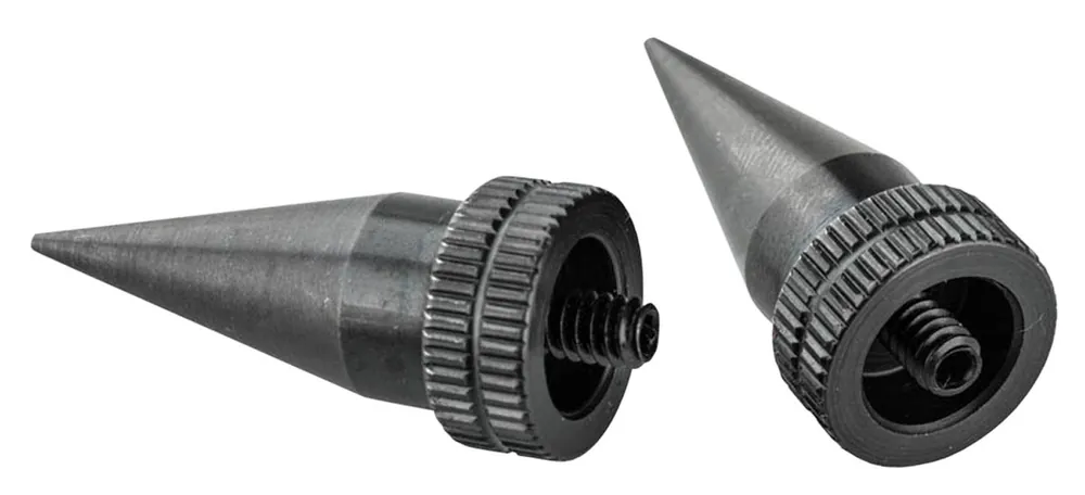 Accu-Tac LR-10 Spike Set Black Oxide Aluminum with Screw On Design