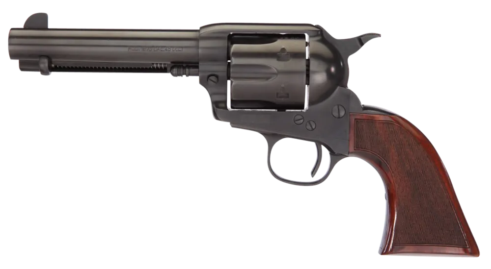Taylors & Company Runnin Iron Black Rock 45 Colt (LC) Revolver 4.75" 6+1 Taylor Polished Black Nitride