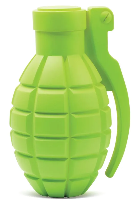 SME Self-Healing Grenade Polymer Green Grenade Illustration Impact Enhancement Motion