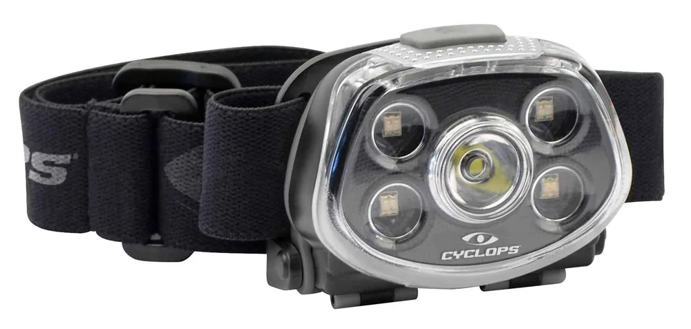 Cyclops XP Force 15/350 Lumens Red/Green/White Cree LED Bulb Black
