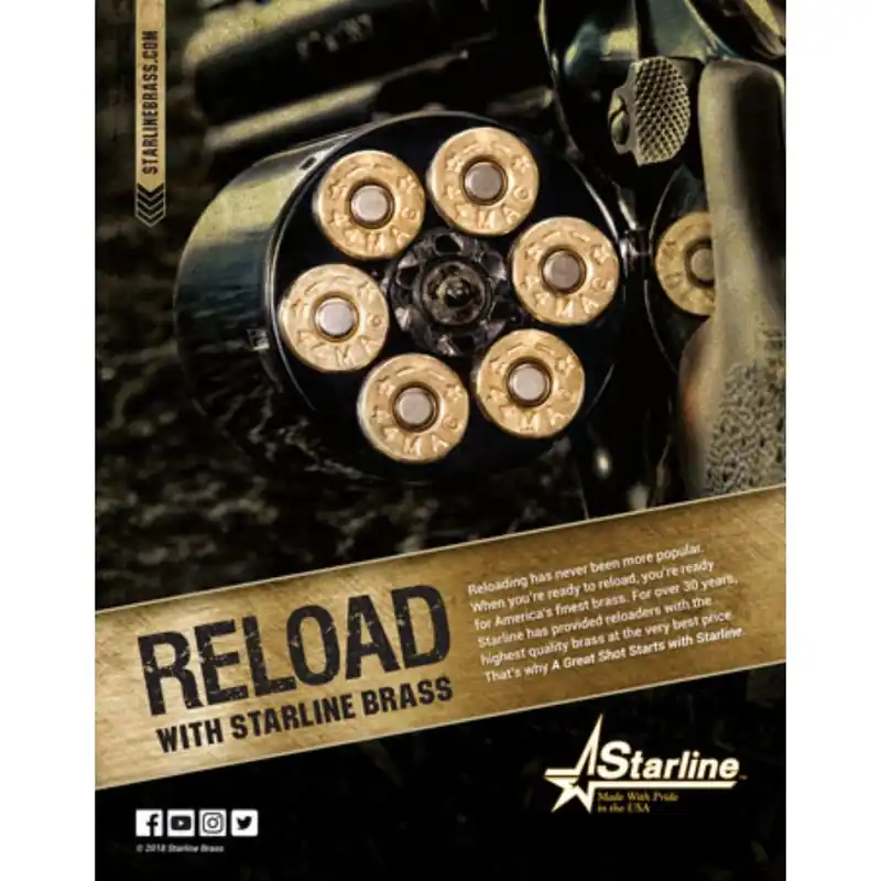 Starline Brass Unprimed Cases 38-55 Win Rifle Brass - 50 Per Bag