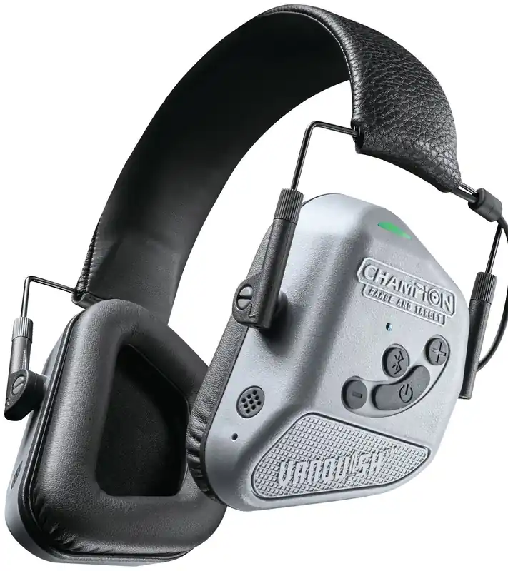 Champion Targets Vanquish Pro Elite Electronic Hearing Muff Over the Head