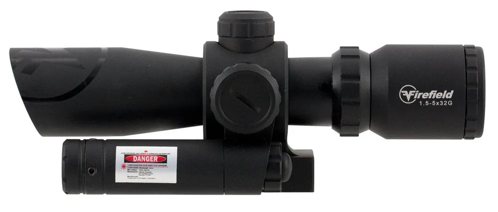 Firefield Barrage w/Green Laser Matte Black 1.5-5x32mm