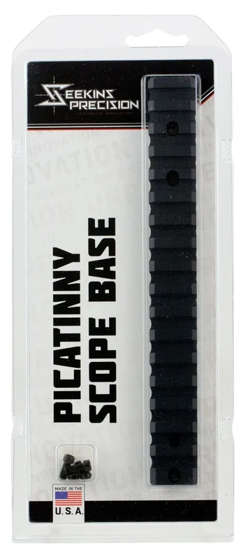Seekins Precision MOA Scope Base with 20 MOA Remington 700 Long Action Matte Black Hardcoat Anodized