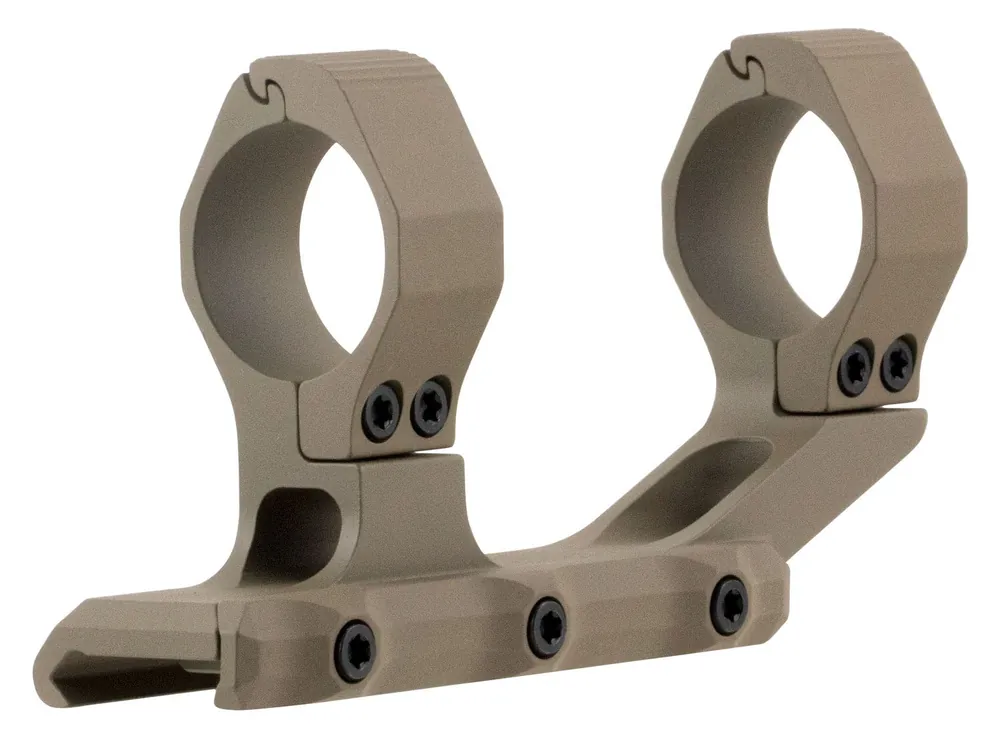 Aero Precision Ultralight Scope Mount/Ring Combo Flat Dark Earth Cerakote Extended 1" Tube Picatinny Rail Mount Aluminum AR Platform