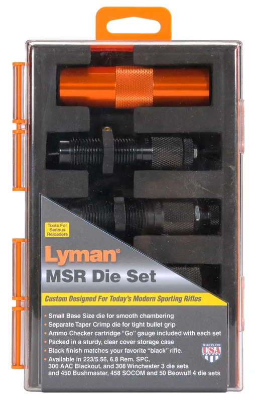 Lyman MSR Precision Die System 4-Die Set 50 Beowulf