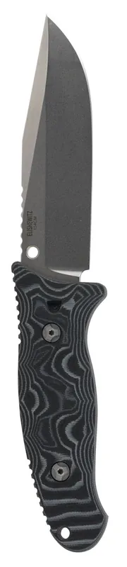 Hogue EX-F02 4.50" Fixed Clip Point Plain Black 154CM SS Blade/G-Mascus Black G10 Handle