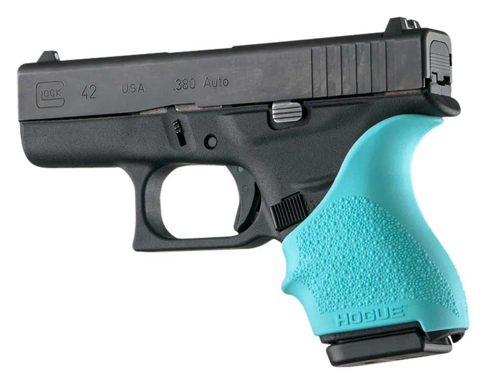 Hogue HandAll Beavertail Grip Sleeve Textured for Glock 42, 43