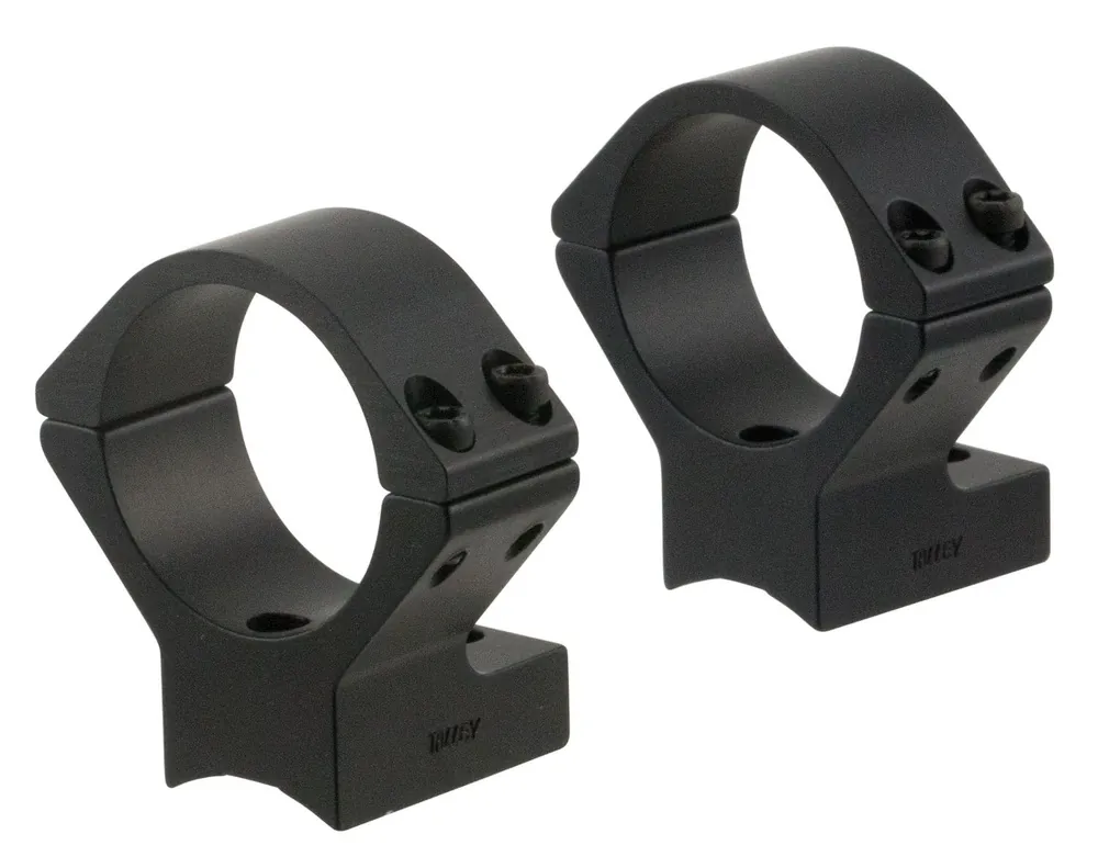 Talley Light Weight Ring/Base Combo Medium 2-Piece Base/Rings For Savage A17 & Round Receiver Rifles w/Accutrigger Black Matte Anodized Finish 1" Diameter