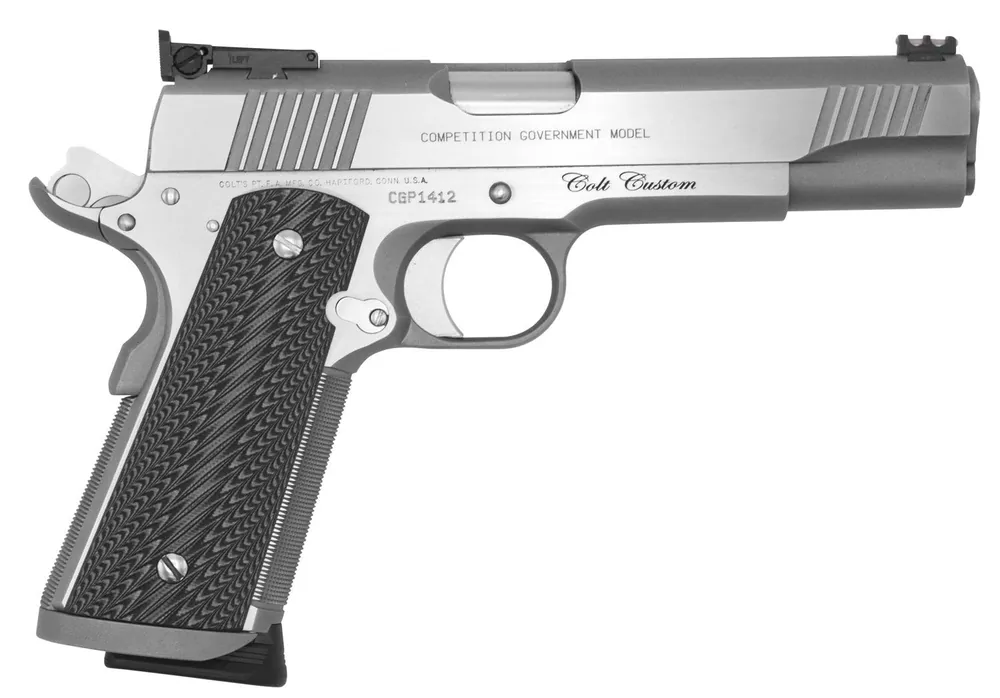 Colt Mfg Custom Competition 45 ACP Pistol 5" SS/Black G10 Grip O1070CS