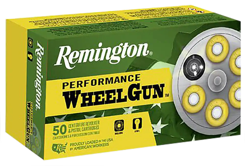 Remington Ammunition 22267 Performance WheelGun 38 Special 148 gr Target Master Wad Cutter 50 Bx/ 10 Cs
