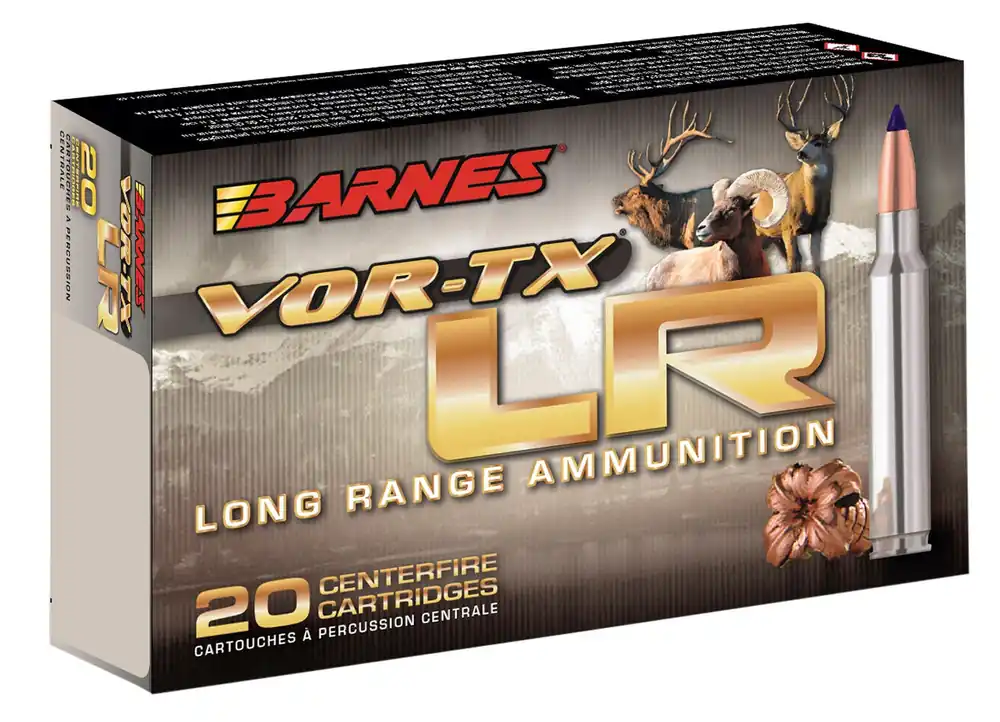 Barnes Bullets VOR-TX LR Rifle 270 Win 129 gr LRX Boat-Tail 20 Bx
