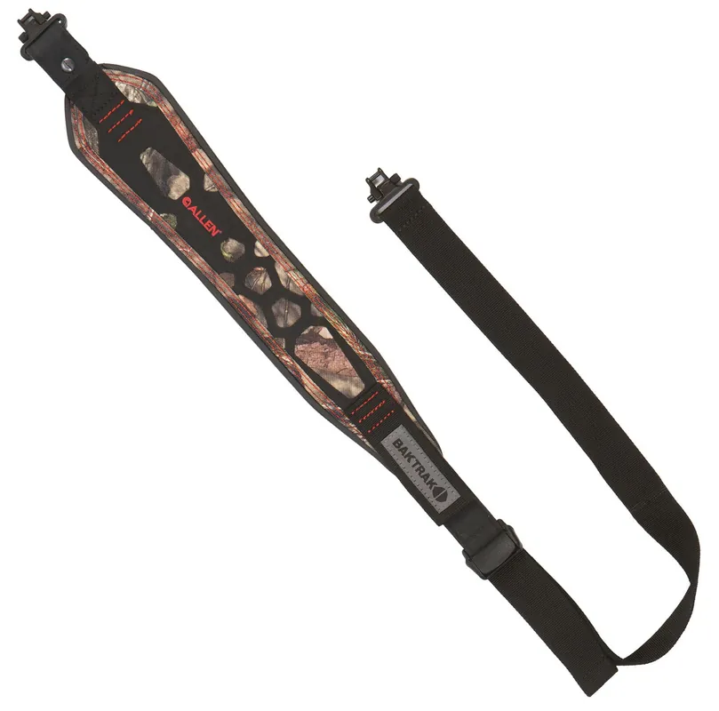 Allen Hex Sling made of Mossy Oak Break-Up Country Hypalon with BakTrak Back, 21"-42" OAL, 3" W, Adjustable Design & Swivels for Rifles