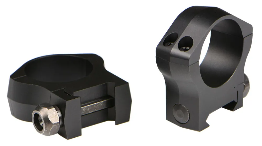 Warne Mountain Tech Scope Ring Set Fixed For MSR Picatinny/Weaver Ultra High 35mm Tube Black Anodized Aluminum