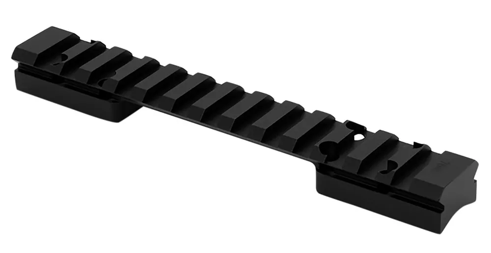 Warne Mountain Tech Browning X-Bolt Rifle Short Action Picatinny/Weaver 20 MOA Black Anodized Aluminum