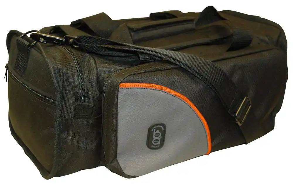 Bob Allen BA450 Club Range Bag Black with Gray Panel Ripstop Nylon