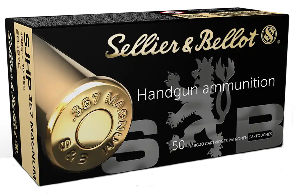 Sellier & Bellot Handgun 357 Mag 158 gr Semi-Jacketed Hollow Point (SJHP) 50 Bx/ 20 Cs
