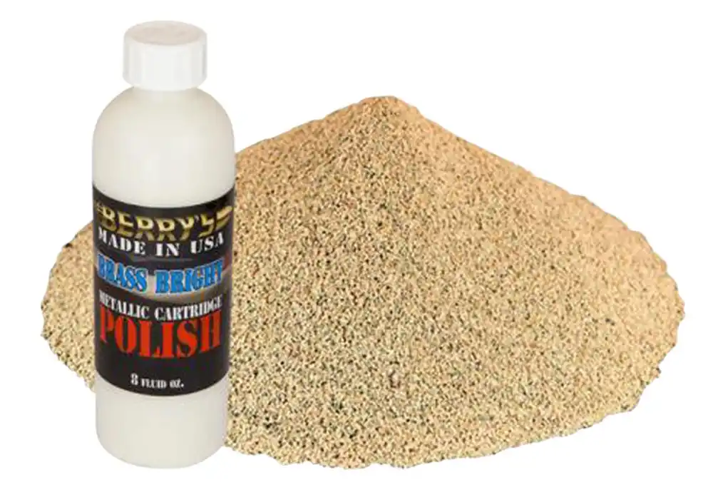 Berrys Brass Polishing Kit, 8oz Bright Brass, 6lbs Corn Media