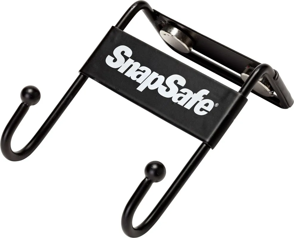 SnapSafe Magnetic Safe Hook Black Steel